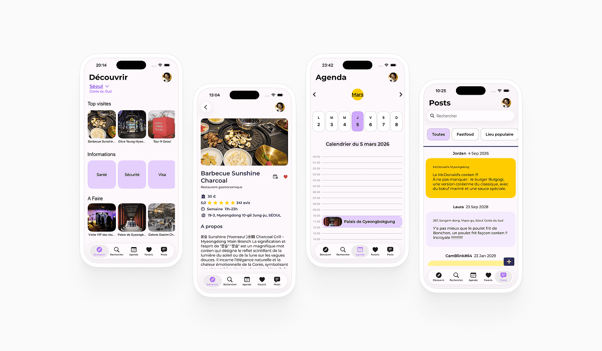 Présentation de l'app Explore & Go.